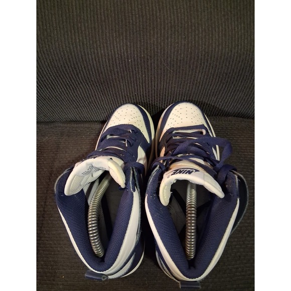 Nike Dunk High GS Midnight Navy DB2179-104 Unisex Kids Sneakers 4Y - Picture 5 of 8